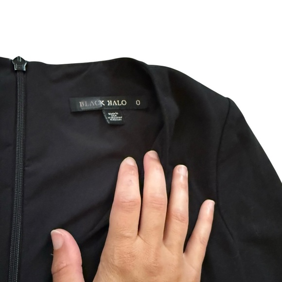 Black Halo Carie Long Sleeve Mini Dress Size 0 from Revolve - Picture 3 of 7